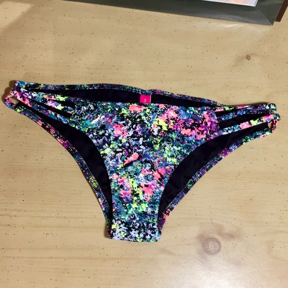 Victoria's Secret Other - VS Watercolor Swimsuit String Bikini Bottom  S